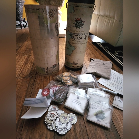 THE SEARCH FOR LONGBEARD’S TREASURE A FAMILY HUNTING ADVENTURE GAME IN TUB - Picture 2 of 8